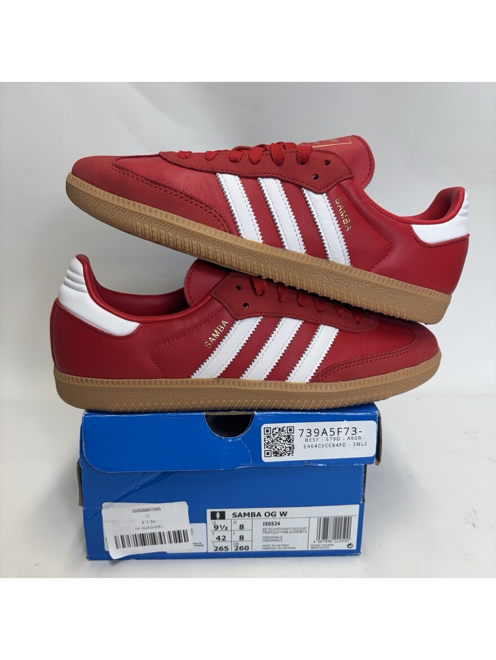 Adidas Samba OG “Better Scarlet White” IE6524